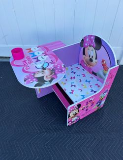 Minnie Mouse Toddler Desk/ Minnie Mouse/ Desk/ Furniture/ Toys/ Kids/ chair/ toddler/ New