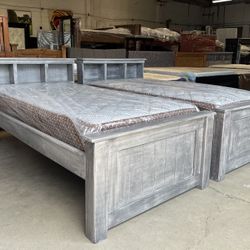 2 Twin Beds And 2 Mattresses 