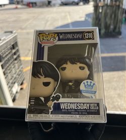 Wednesday With Cello Funko Pop