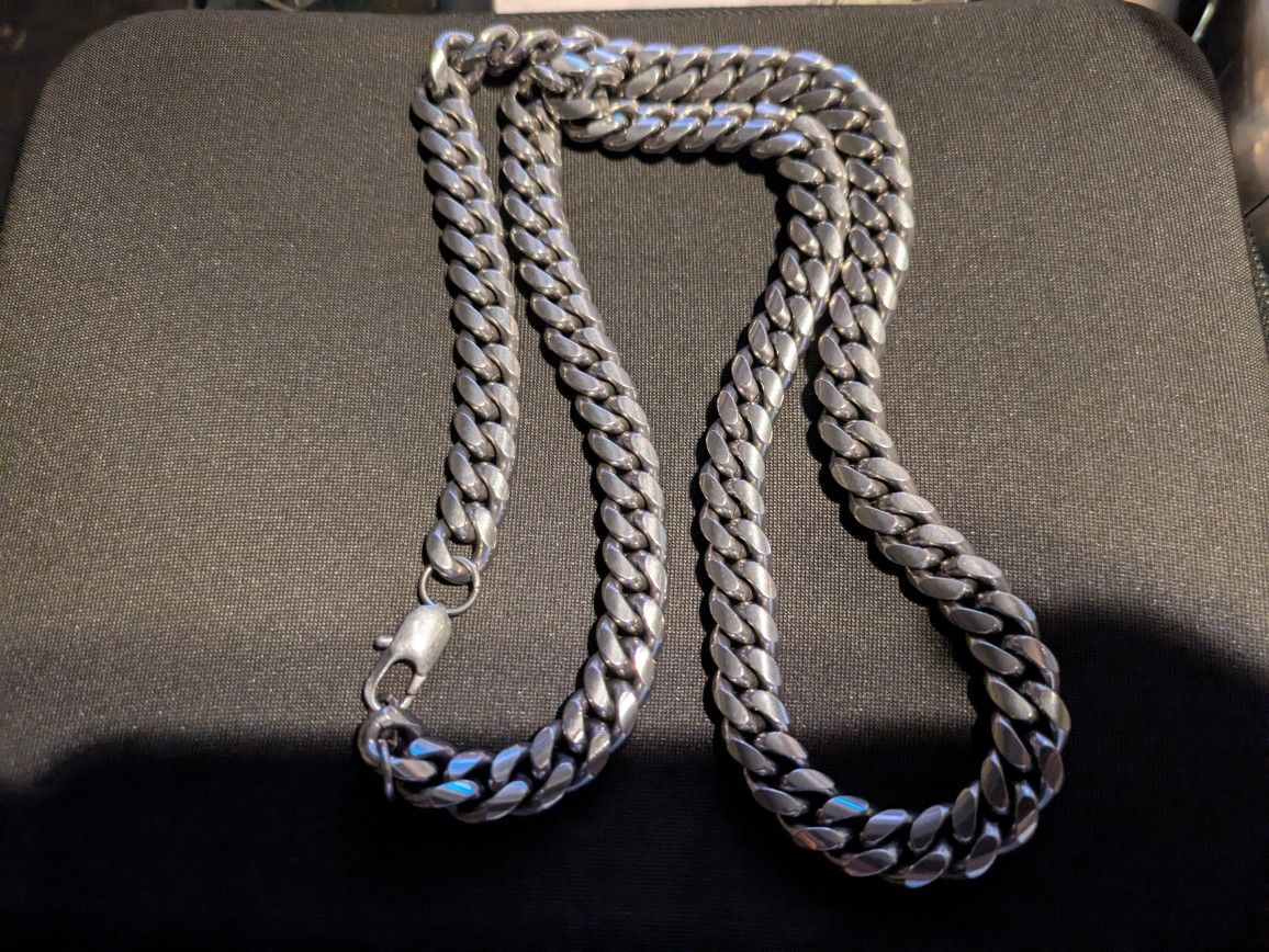Sterling Silver Cuban Link Chain