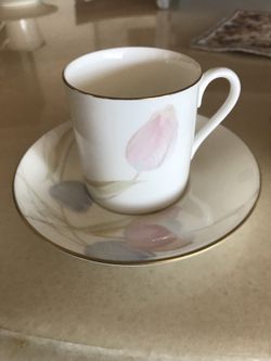 Mikasa bone China cup and saucer.