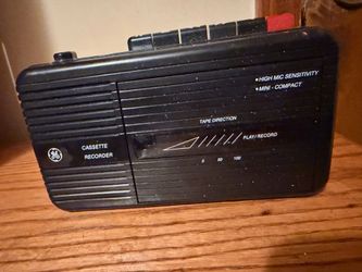 GE cassette recorder player