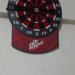 Dr pepper dartboard