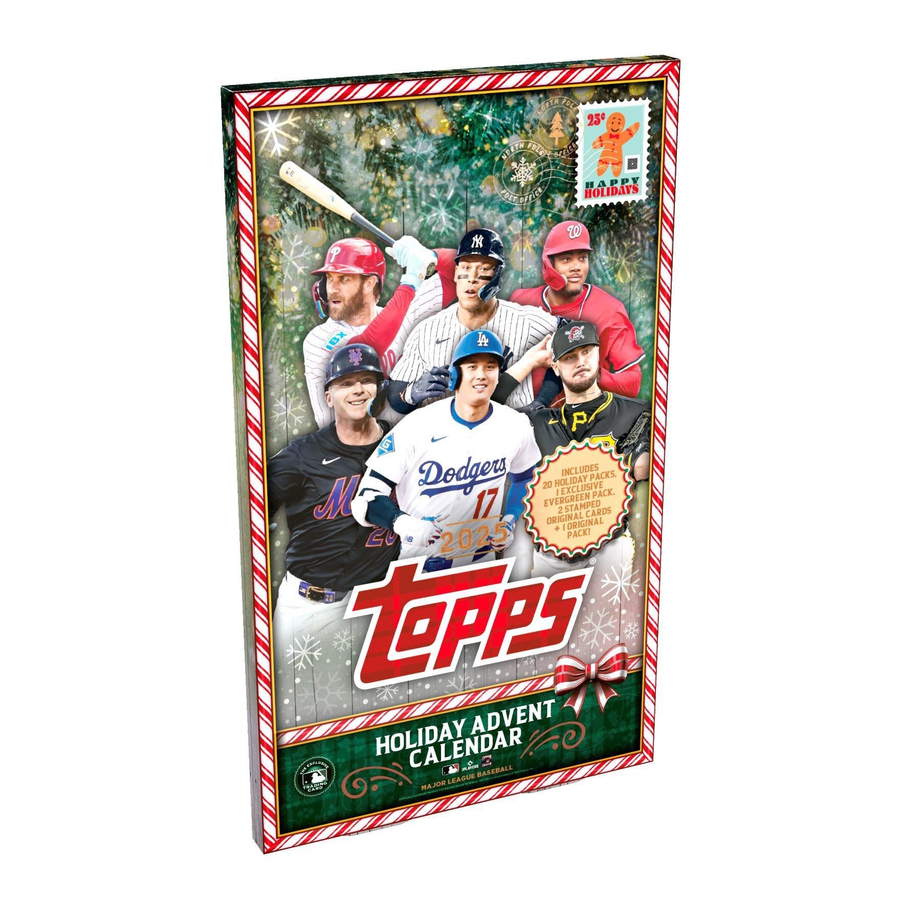 2025 Topps Holiday Baseball Trading Cards - Advent Calendar