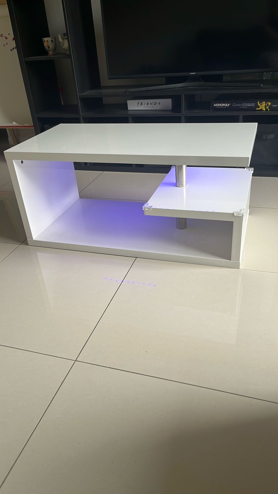 Low White Table
