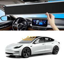 45.5 X 35.4 X Automatic Car Scaling Windshield Sun Shade, Automotive Interior Sun Protection, No Need for Repeated Disassembly