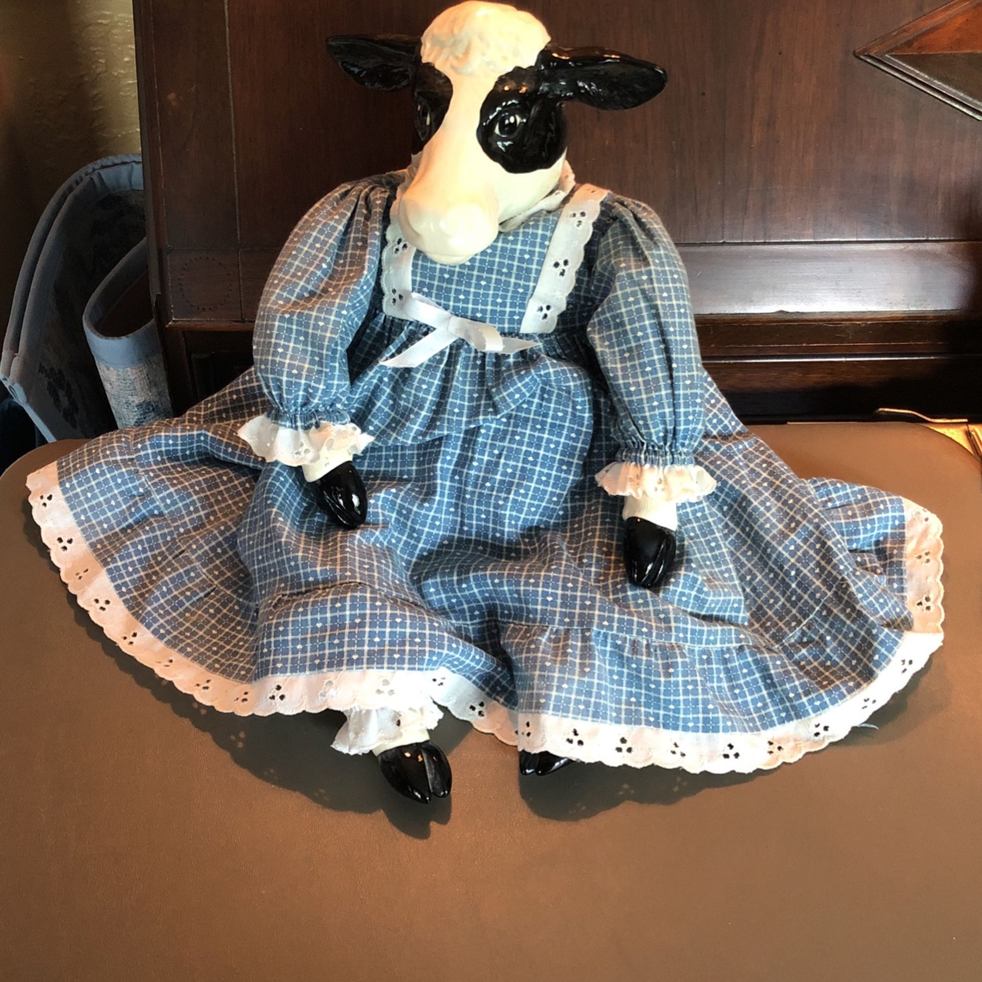 Porcelain Cow Doll