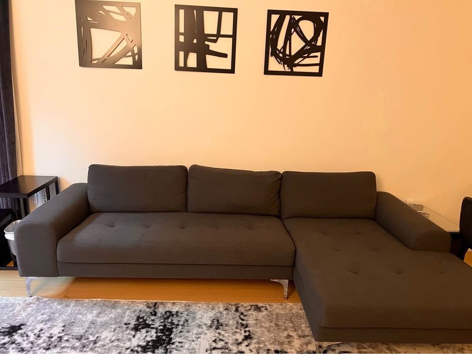 Chaise Modern Gray Sectional Sofa