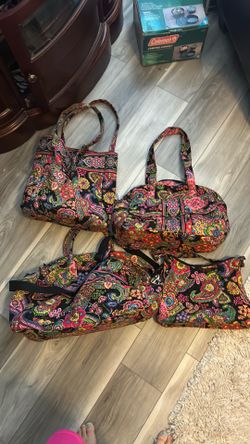New Vera Bradley set of 4- symphony in hue pattern