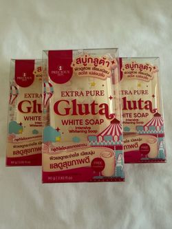 3 pack Extra Pure Gluta White Soap