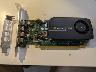 NVIDIA NVS 510 2GB GDDR3 Mini DisplayPort with adapters