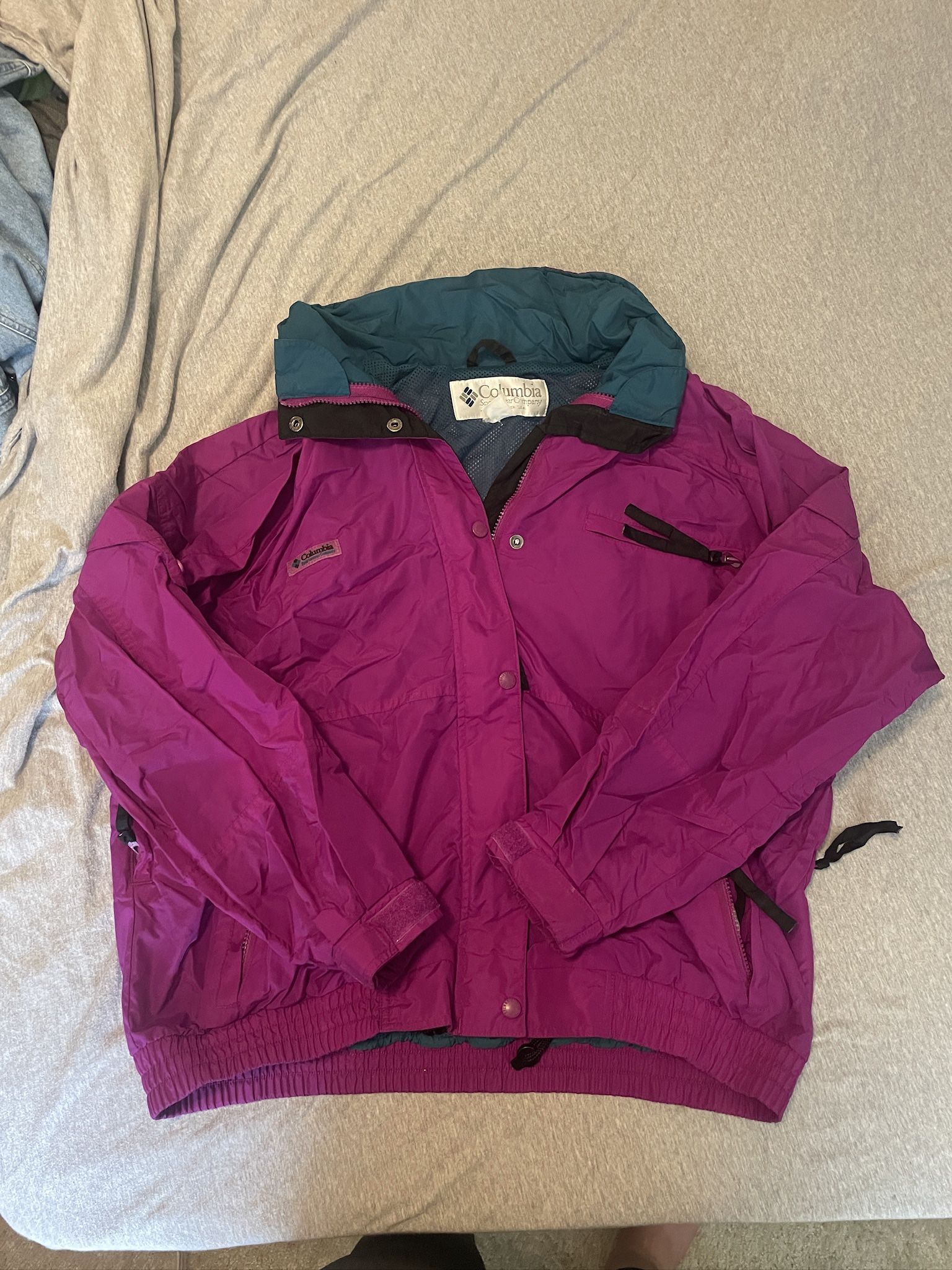 Vintage Columbia Windbreaker Sz S/M