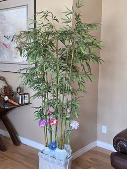 Large 6 Feet Tall Artifical Tropical Bamboo Plant.