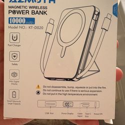 Power bank inalámbrico magnético 