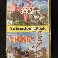 Back to the Jurassic + Khumba DOUBLE FEATURE DVD 2013 Sealed