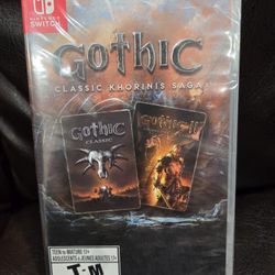 New Sealed Gothic 1 & 2 Classic Khorinis Saga Nintendo Switch Game