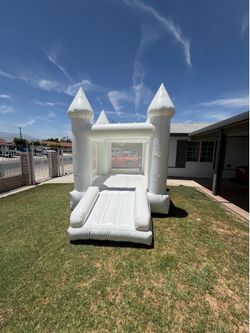 White Bounce House Jumper For Kids
