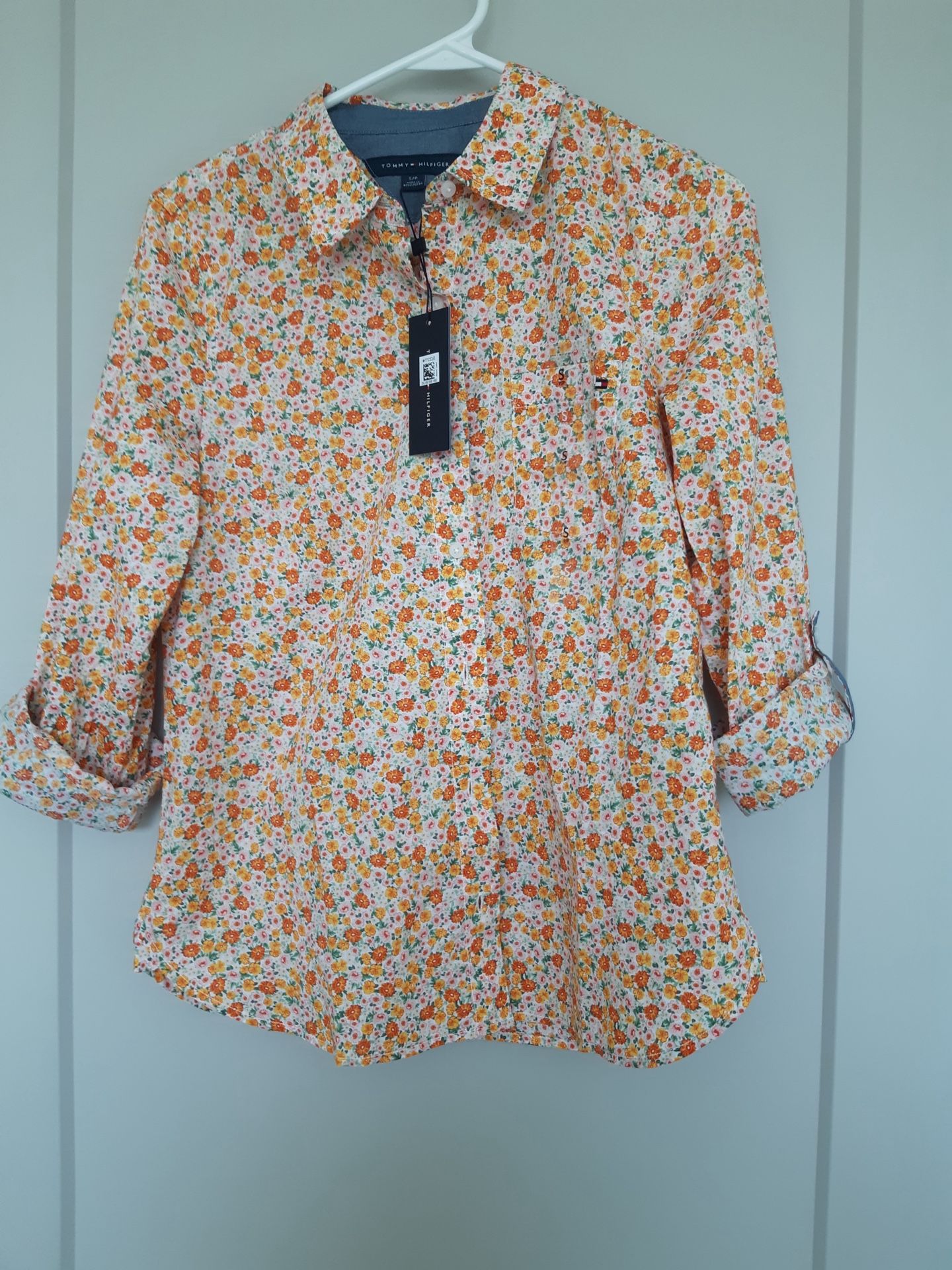 Brand New Tommy Hilfiger Long Sleeve Top, Size S