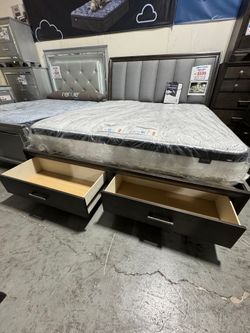 QUEEN BED FOR SALE (AVAILABLE IN KING*) !!NO CREDIT NEEDED !! TAKE IT HOME TODAY!! 🚛 SAME DAY DELIVERY AVAILABLE 🚚 Se Habla Español