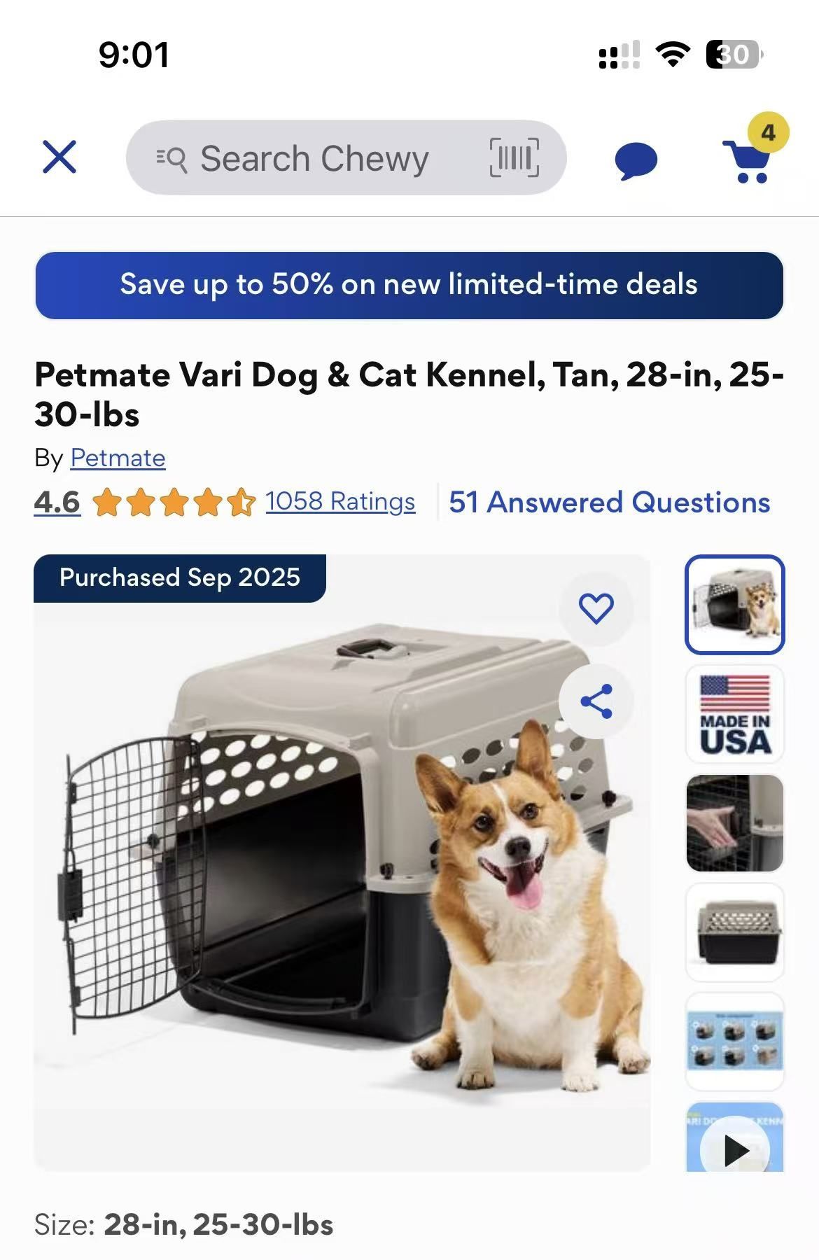 Dog Crate For 30 Ibs And Under Dogs