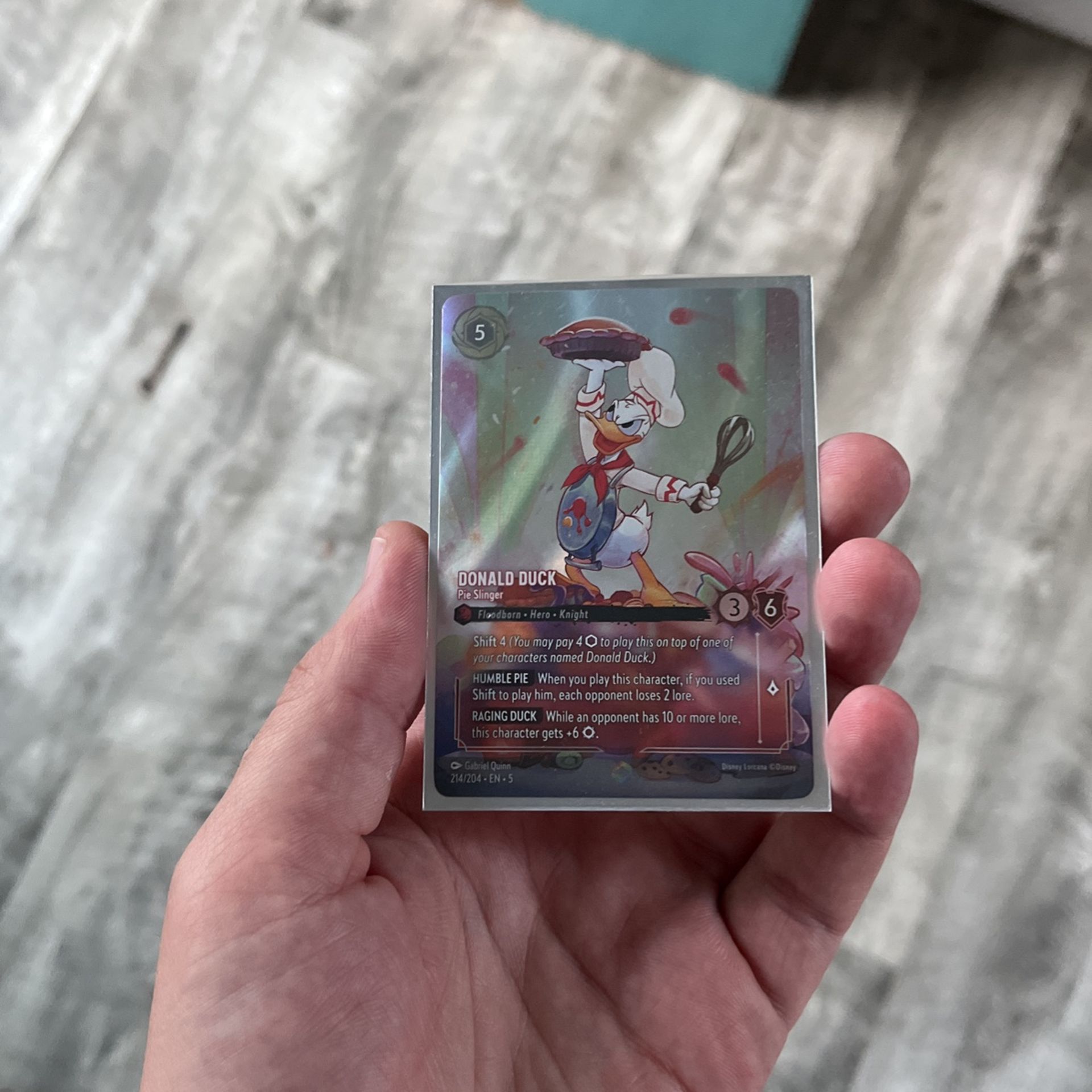 Donald Duck Enchanted Card And Pokemon Small Hits