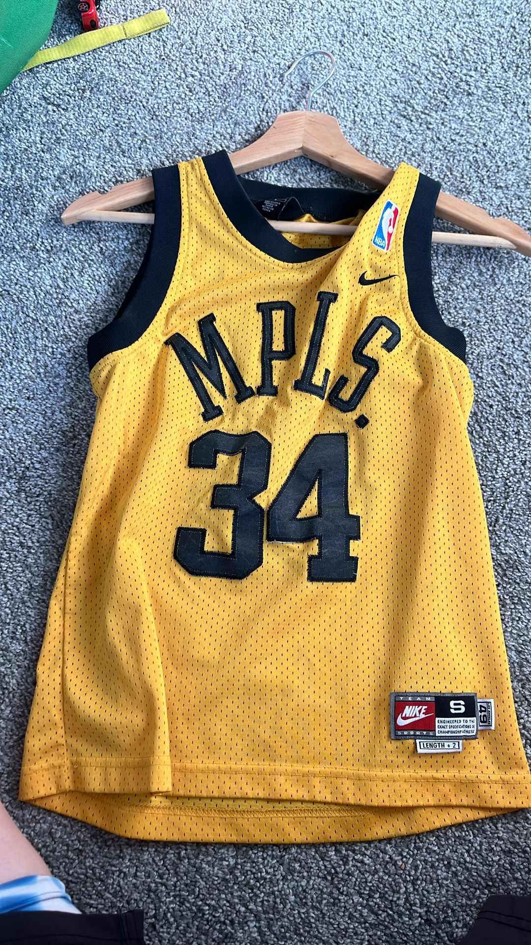Los Angles Lakers MPLS Shaq Small jersey