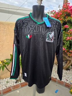 Mexico third black long sleeve soccer jersey 2026