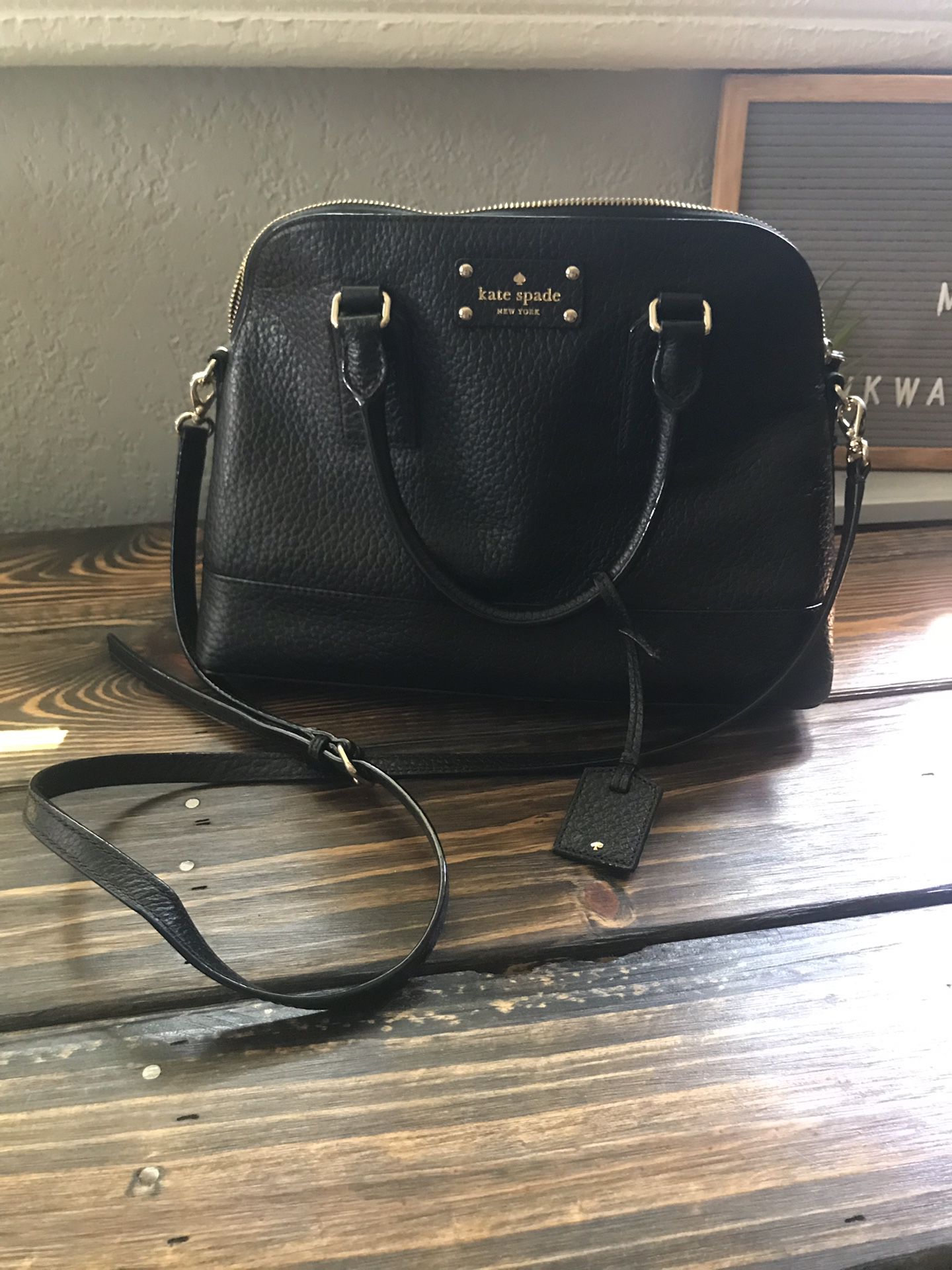 Black Kate Spade purse