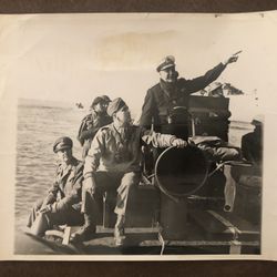 Vintage/Antique Ww2 Italy General Alexander 1944 British Photo-With Explanation-10x8” 