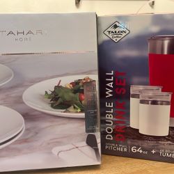 Dinner Plates And Beverage Set 