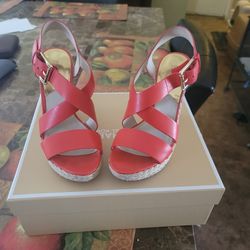 Michael Kors  Wedge Size 8.5 Color: Mandarin