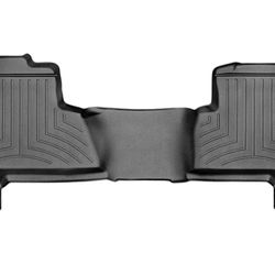  Weather Tech 2nd Row Rear FloorLiner 446072 Black