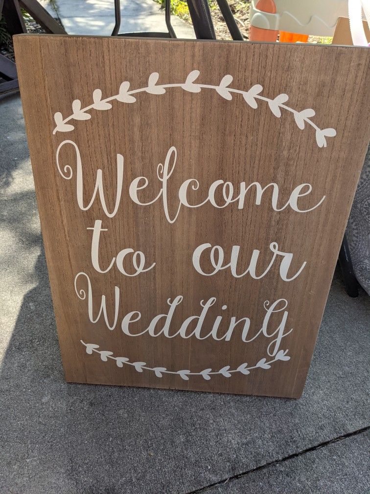 Wedding Sign