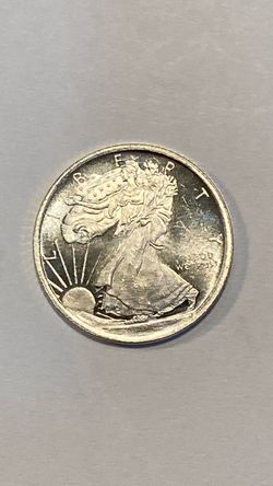 Silver golden state mint Walking Liberty Coin 1/10 oz