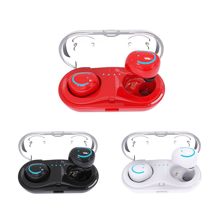 MINI WIRELESS EARBUDS WITH MIC / COMPATIBLE WITH APPLE IPHONES AND ANDROIDS