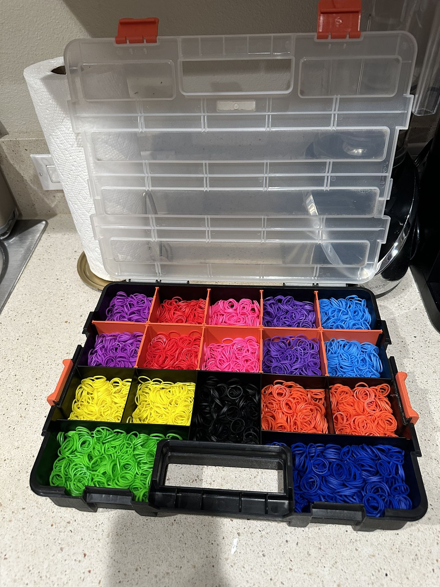 Color Hair Ties In A HDX Box