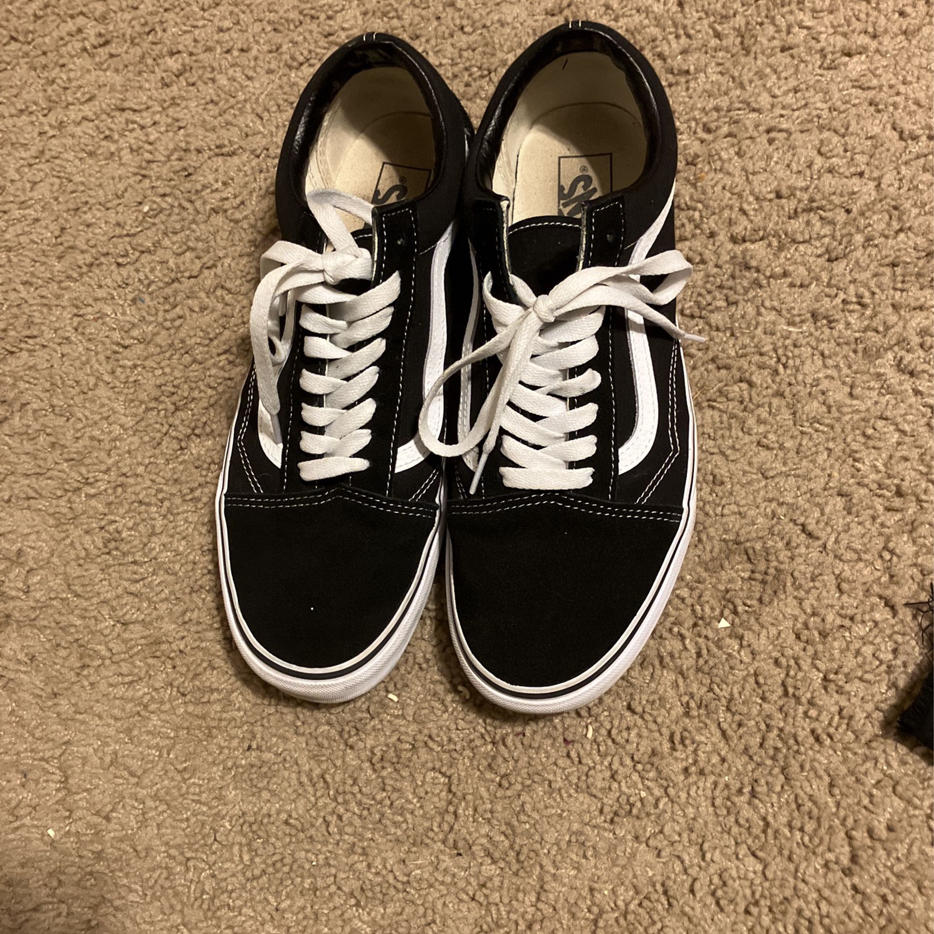 Shoes Black And White Vans 