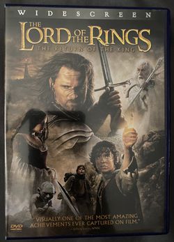 The Lord Of The Rings The Return Of The Kings widescreen DVDS /Discs