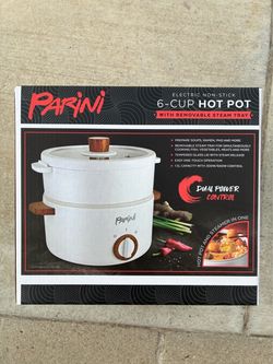 Parini 6-Cup Electric Non-Stick Hot Pot