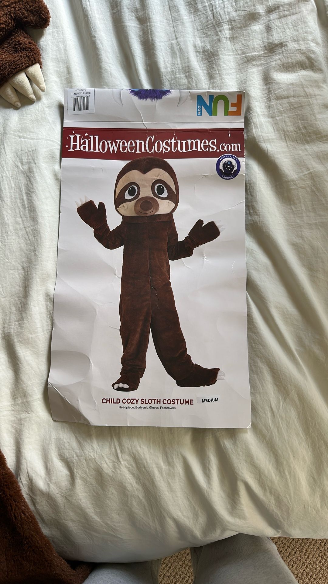 Child’s Cozy Sloth Costume