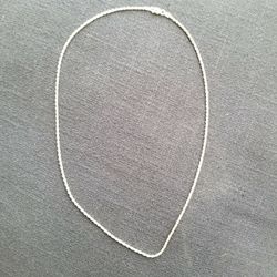 20" Silver Chain 1/8 Wide