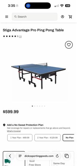 STIGA Ping Pong Table w/ paddles