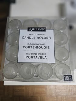 30 Glass Candle Holders New