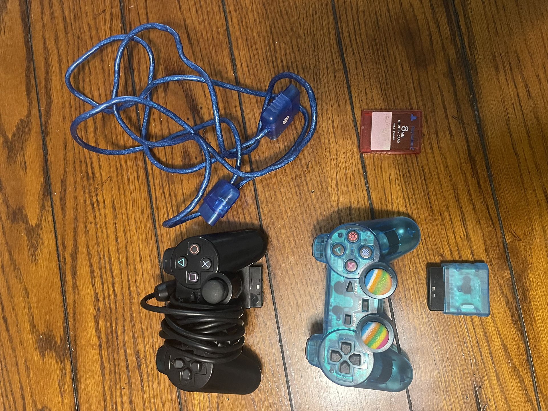 Ps2 Controllers And Memory Card