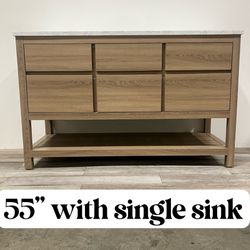 55" Bathroom Vanity Stone Countertop (New in Box)