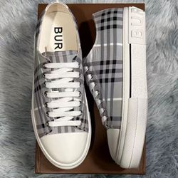 ALL SIZES/ Brand New Burberry Gray Pattern  