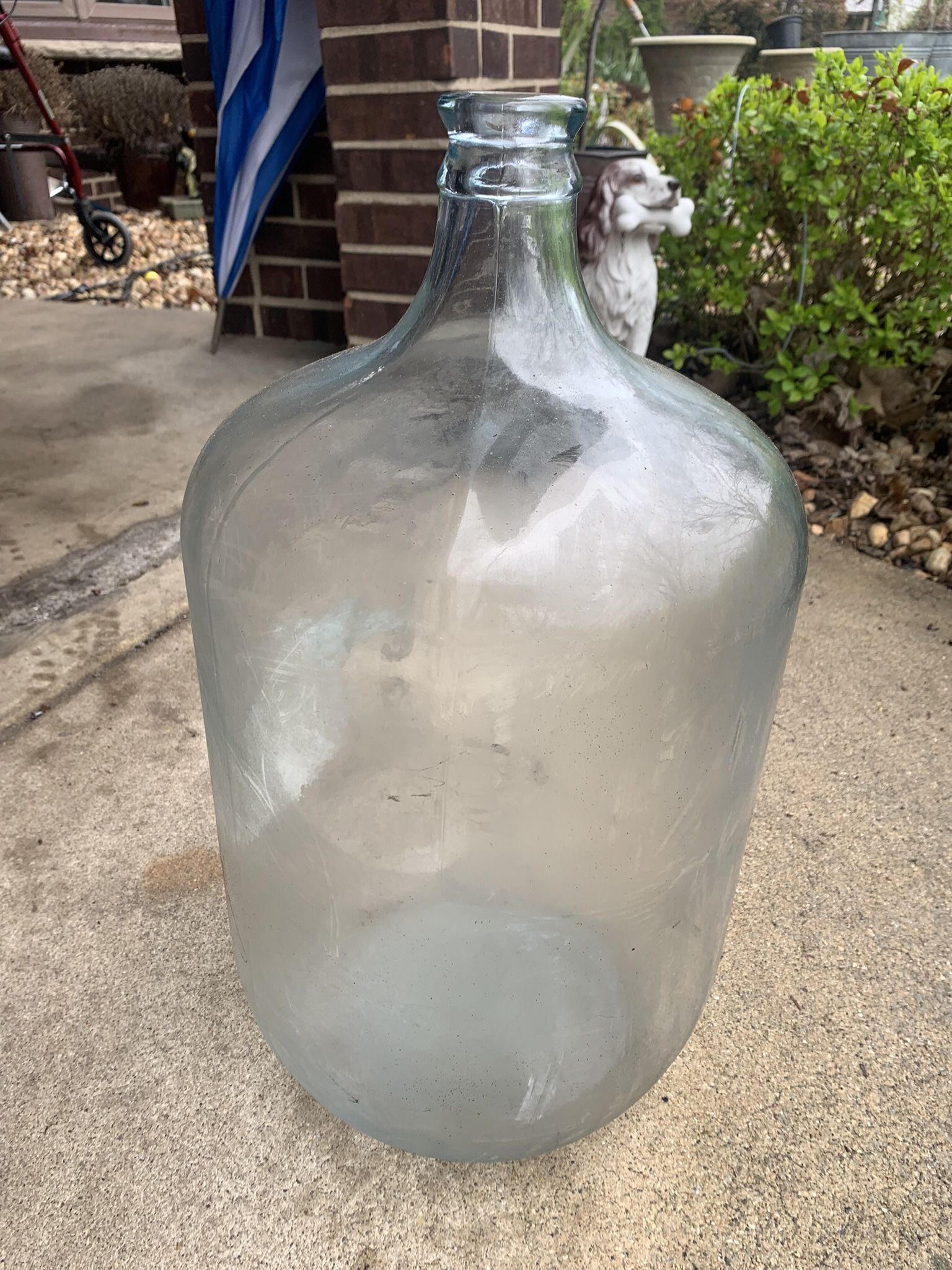 Vintage Glass 5 Gallon Collectible Bottle 