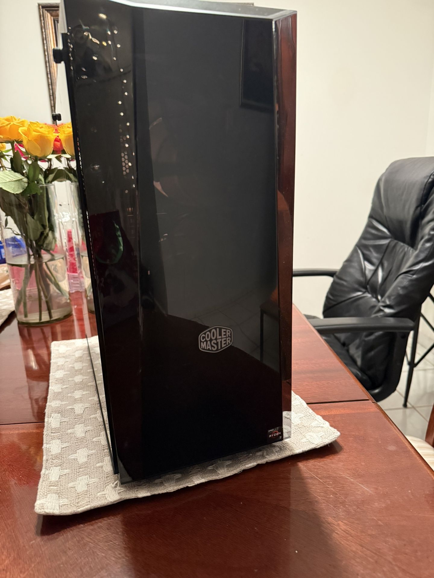 Cooler Master MasterBox Lite 5 ATX Mid-Tower with Front DarkMirror Panel, 3 Customize Color Trims