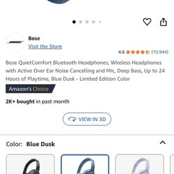 Bose QuietComfort Bluetooth Headphones