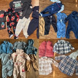 Bundle of toddler boy clothes